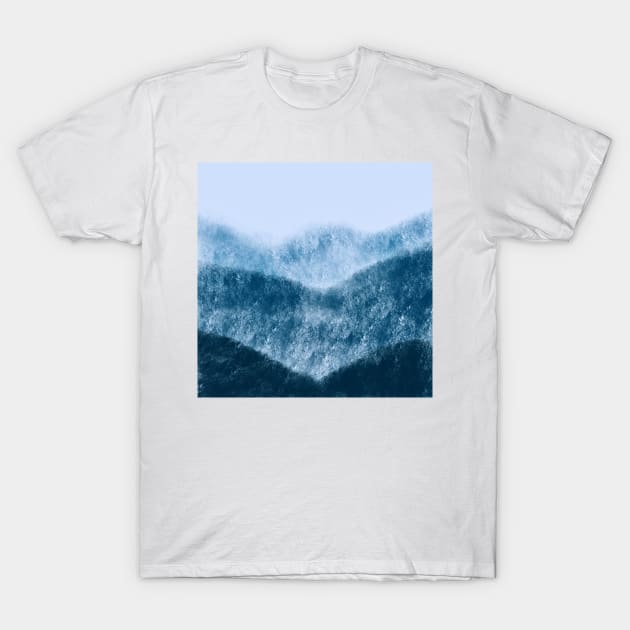 Abstract Smoky Mountains T-Shirt by Kcinnik